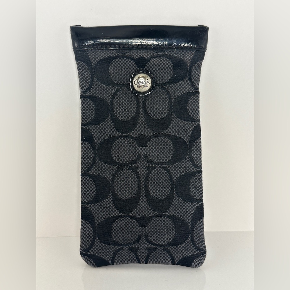Black Coach Sun/Eyeglass Wallet